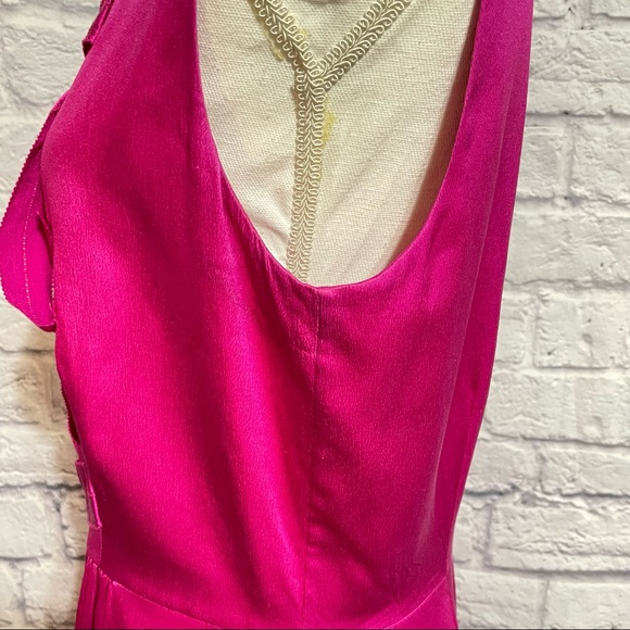 Kate Spade Fuchsia Silk Blend Shift Dress - Picture 7 of 13